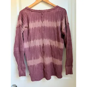 We The Free Free People Sunset Tee in‎ Chocolate Merlot Size XS Lagen Look Boho thumbnail 5