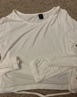 Long sleeve crop top White Size M thumbnail 3