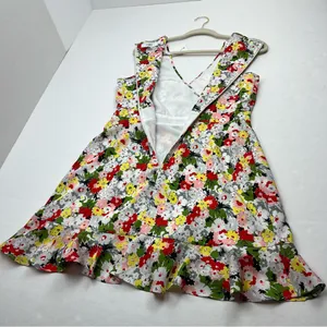 Likely Vera Floral Print Faux Wrap Mini Sleeveless‎ Dress Womens Size 8 NEW thumbnail 12