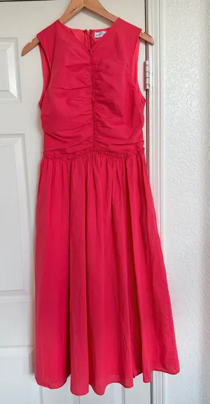 Petal + Pup Midi Sun Dress Pink / Red Size M thumbnail 1