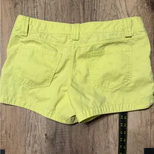 Banana Republic Lime Green Chino Shorts Size 10 thumbnail 4