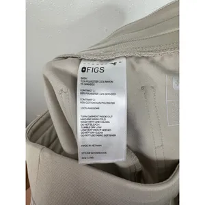 FIGS Zamora Jogger Scrub Pants Womens XS Sand Tan Technical Collection W22SW2056 thumbnail 4