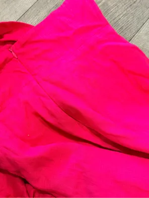 Here Comes the Sun Bright Fuchsia One-Shoulder Maxi Dress with Ring Detail thumbnail 11