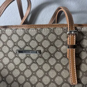 Nine‎ West Shoulder Handbag Tote Large Brown Purse thumbnail 2