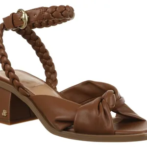 Sam & Libby Tan Braided Knot Sandals thumbnail 1