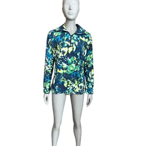Columbia Blue, Yellow and White Patterned Pullover thumbnail 2