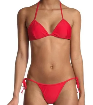 Kendall & Kylie Red Bikini size M thumbnail 1