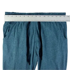 Natori Heather Turquoise‎ Blue Soft Lounge PJ Pants Drawstring Waist Size Small thumbnail 4