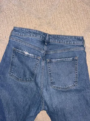 Old Navy Sky High Rise Wide Leg Jeans thumbnail 6