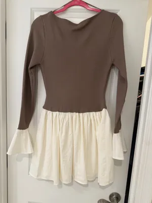 Meshki Sansa Color-block Bell Sleeve Dress thumbnail 3