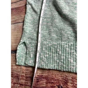 J. Crew Crewneck Beach Sweater Green Teal Size Large thumbnail 5