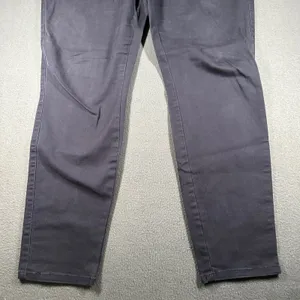 AERO Skinny Ankle Pants Womens 16 Long Navy Casual Chino‎ Stretch Flat Front thumbnail 4