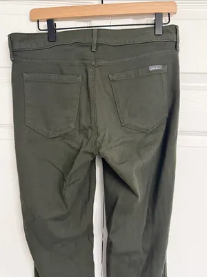 EDDIE BAUER Olive Green Women's Jeans thumbnail 10