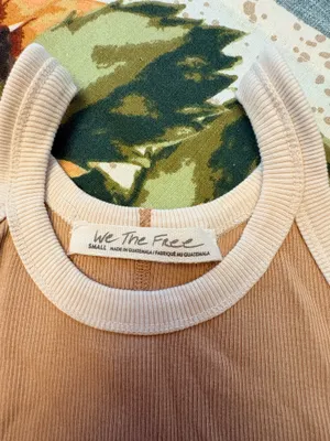 We the Free Only 1 Ringer Tank - ICED COFFEE COMBO thumbnail 5
