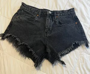 BLANK NYC Black Jean Shorts thumbnail 1