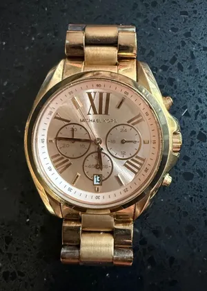 Michael Kors Bradshaw Rose Gold Chronograph Watch MK-5503 Stainless Steel Women thumbnail 1