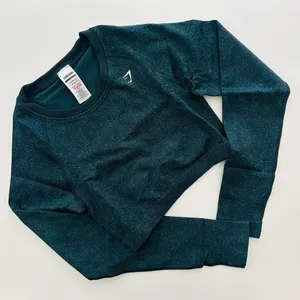 Gymshark L Adapt Fleck Seamless Long Sleeve Crop Top thumbnail 1