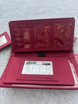 Merona Wallet Checkbook Clutch Combo Maroon thumbnail 3