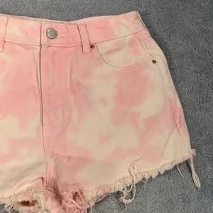 PacSun high rise festival Pink Tie-Dye Jean Shorts thumbnail 3