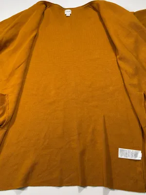 J. Crew 100% Cotton Pumpkin Open-Front Cardigan Coat thumbnail 5
