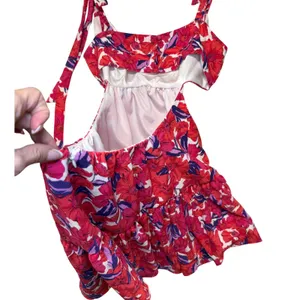 Lovers + Friends Pink‎ Floral Cutout Brandy Mini Dress Ruffle Size Large NWT thumbnail 11