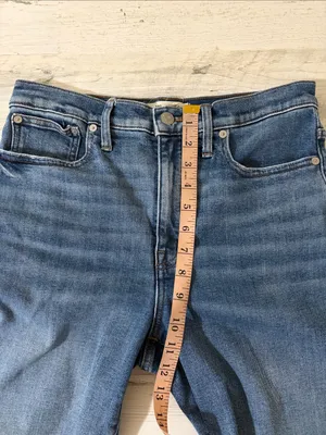 Madewell Slim Wide Leg Crop Jeans Size 28 thumbnail 11