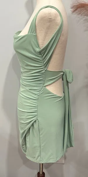 Elegant Mint Green Women's Dress thumbnail 1
