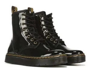 ✨Dr‎ Martens Zavala Patent Leather Combat Boots Black US 7✨ thumbnail 1
