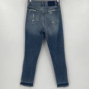 Abercrombie &‎ Fitch Annie High Rise Girlfriend Jeans Distressed Size 24 / 00R thumbnail 6