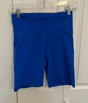 Aritzia TNA Pull On Bike Short Electric Blue Biking Athletic Size Medium thumbnail 1
