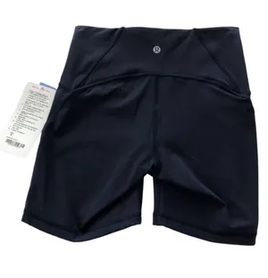 Lululemon Train Times Short 6” inseam Midnight Navy Size 6 Bike Shorts thumbnail 8