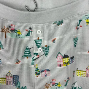 Old Navy Waffle Knit Holiday Winter Print Lounge Pants Size L thumbnail 6