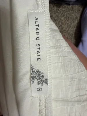 Altar'd State Dress White Medium thumbnail 4