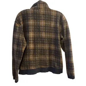 Stoic Women's XS Plaid Fleece Pullover Jacket‎ with Sherpa Collar thumbnail 3