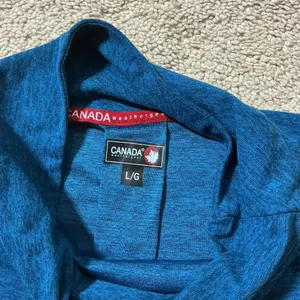 Canada‎ Weathergear Granola Baselayer Turtle Neck Long Sleeve Pullover Top L thumbnail 5