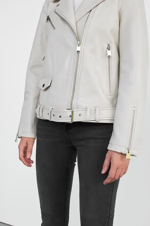 WB Melissa faux leather bicker jacket size Xs thumbnail 12
