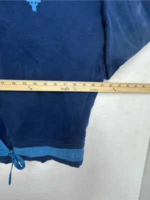 Under Armour Project Rock Cinch Hem Sweatshirt Small Blue Blood Sweat Respect thumbnail 12