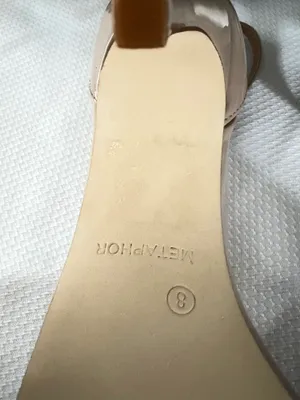 Metaphor Nude Patent Ankle Strap 4 inch Heels thumbnail 4