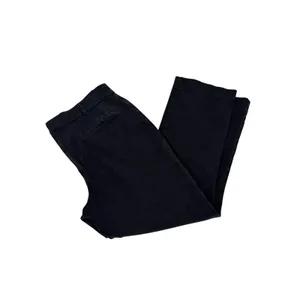 Maeve Anthropologie Black Wide Leg Trousers Pants‎ Size 10 Stretch Cotton Blend thumbnail 5