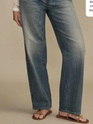 Lucky Brand Baggy Mid Rise Curvy Wide Leg 28L NEW thumbnail 5