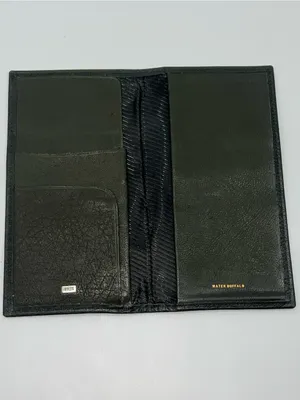 Rolfs Dark Green Long Water Buffalo Skin Leather Wallet 7” X 3.75” thumbnail 7