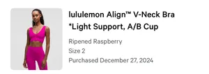 Lululemon Sports Bra thumbnail 3