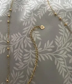 Boutique 18k Beaded Body Chain thumbnail 1