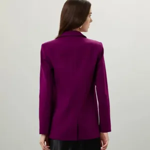 RTR‎ Endless Rose Purple Pink Single Breasted Long Sleeve Blazer Sz M thumbnail 2