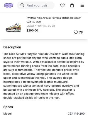 Nike Air Max Furyosa "Rattan Obsidian" Women’s Sneakers thumbnail 6