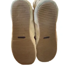 ALDO VTG Y2K 90s Tan embroidered Skagen Fringe Suede Moccasins Boho Festival RARE‎ thumbnail 8