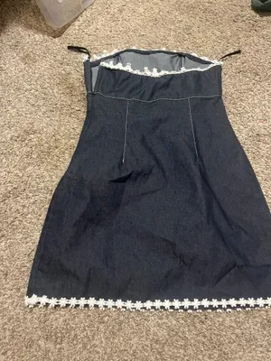 Denim dress size 6 Blue thumbnail 2