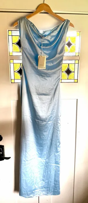 Peppermayo Dress Blue Satin thumbnail 1