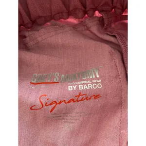 Grey's Anatomy by Barco Signature Women's Drawstring Scrub Pants Mauve Pink XXS thumbnail 5