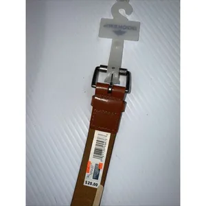 Dockers Men's 1" in‎ Wide Genuine Leather Braided Belt Brown NWT 35-38" thumbnail 2